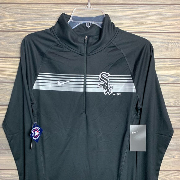 Chicago White Sox Nike Half Zip Pullover - Picture 4 of 12